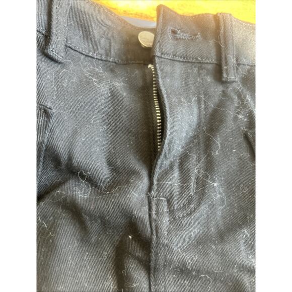 Elleven High Stretch Low Waist Denim Cargo Mini Skirt - Black - Size XS - Picture 8 of 11